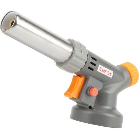 Torche culinaire professionnelle portable au gaz butane, pistolet flamme BBQ soudure, chalumeau de cuisine réglable pour grillades (1/5)