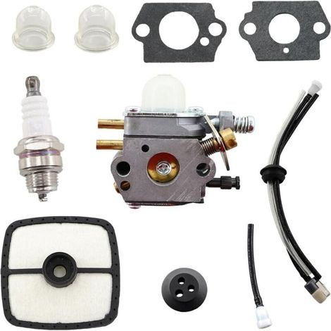 Carburateur Filtre à Air Filtre à Essence Tuyau kit pour Echo SRM2015 SRM2305 SRM2455 ZAMA C1U-K53 C1U-K52 C1U-K47 AT203A Trimmer (1/5)