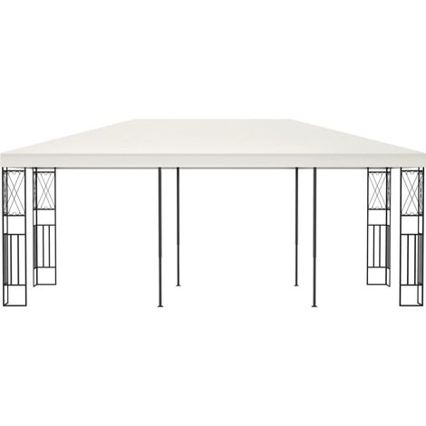 Belvédère 3x6 m Crème Tissu (1/5)