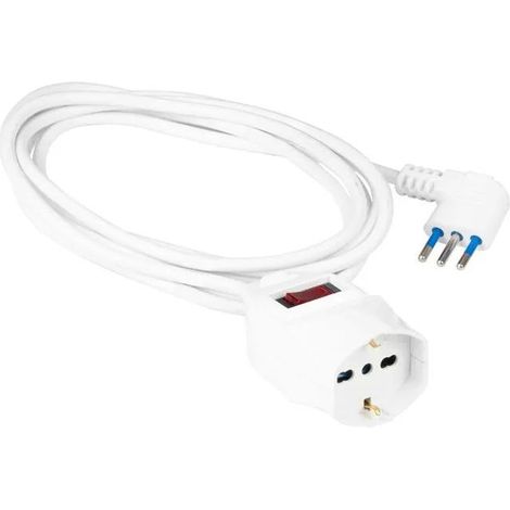 Poly Pool PP2635 multiprise 3 m 1 sortie(s) CA Intérieure Blanc