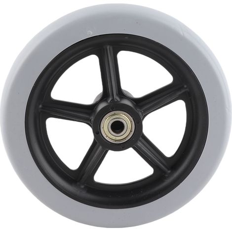 Ortviai Roues Avant de Fauteuil Roulant 6 Pouces (147 mm) en Caoutchouc Anti-dérapant – Gris, Charge Max. 120 kg