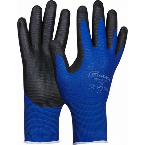 GEBOL Schutzhandschuh Super Grip Arbeitshandschuh Größe 10 1 Paar
