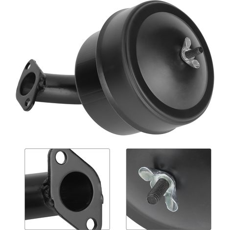 Ensemble de silencieux d'échappement agricole pour moteur diesel refroidi par air 168f 170F avec filtre à air (1/5)