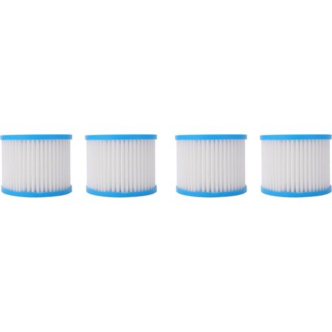 4-teiliges Spa-Filterkartuschen-Set (Außendurchmesser 104 mm, Innendurchmesser 52 mm, Höhe 80 mm) für Poolpumpen (1/5)