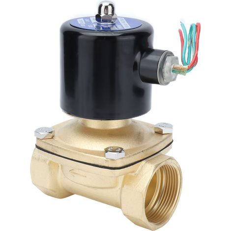2W-400-40 normally closed copper diaphragm solenoid valve, 220 V AC (1/5)
