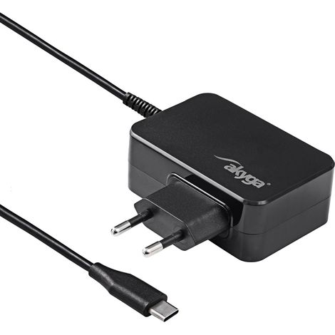 Adaptador de corriente para portátil Akyga AK-ND-82 USB-C PD de 90 W con tecnología GaN. (1/5)