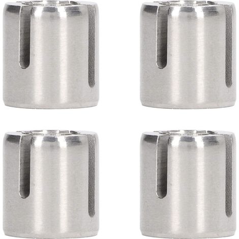 10 Stück Kreuzkabelklemmen aus Edelstahl 316, M10-Kreuzkabelklemmen für Kabelgeländer-Sets unter 2 mm (1/5)