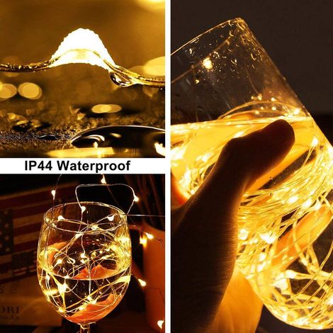 Guirlande lumineuse LED USB, guirlande féerique pour fête, mariage, festival, chambre, décoration de table. (1/4)