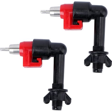CCYKXA Automatisches 2-teiliges Tränke-Set aus Kunststoff und Edelstahl für Hühner – einfache Installation, einfache Bedienung, automatische Wasserabgabe (1/5)