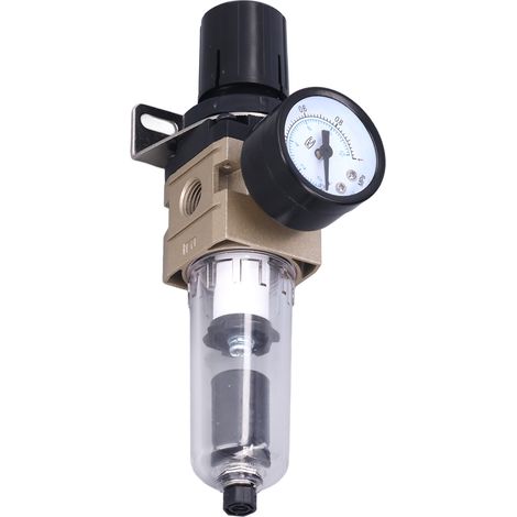 Filtre à air automatique avec purgeur, alliage d'aluminium et acier inoxydable, séparateur d'eau-huile pneumatique, régulateur de filtre, PC (1/5)
