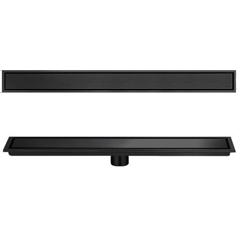Drain linéaire invisible 60 cm en acier inoxydable 304 avec système anti-odeurs pour salle de bain – évacuation extra-longue (1/4)