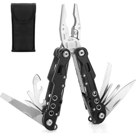 Pince Multifonction Multitool Couteau Multifonction Outil Multifonction de Poche Couteau de Survie Camping Randonnée Accessoires (1/5)