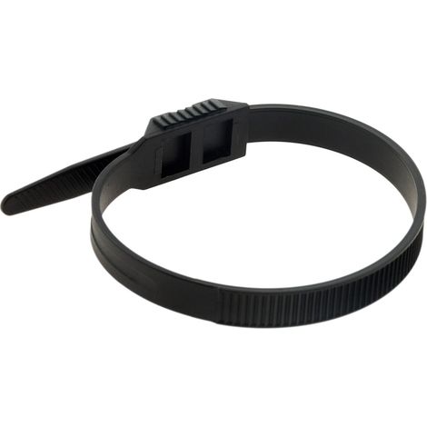 Lot de 25 colliers de câblage 6x175mm - Transparent - Zenitech