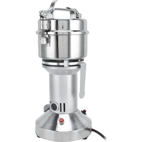 Kleine Kaffeemühle aus Edelstahl für den Haushalt, geeignet für Kaffeebohnen und Kräuter, EU-Stecker 220 V (1/5)