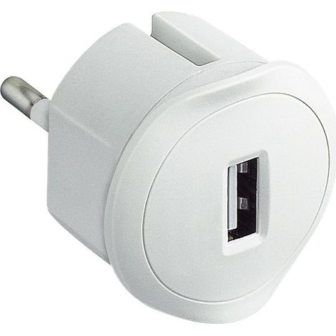 Adaptateur USB or blanc