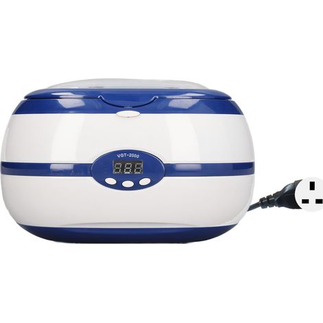 Nettoyeur ultrasonique numérique 600ml avec minuterie, pour bijoux, lunettes, buses d’imprimante, prise UK 220‑240V 50Hz (1/5)