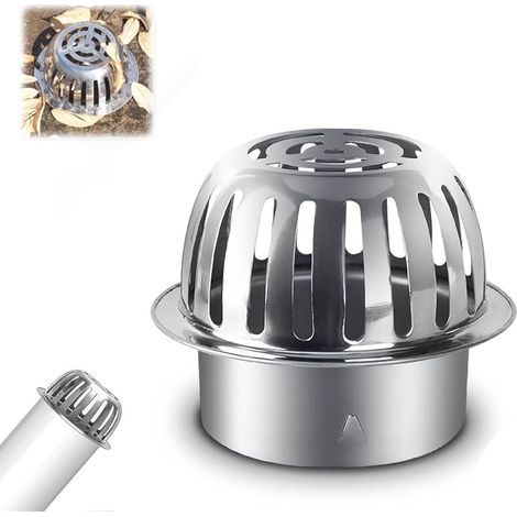 Stainless Steel Gutter Filter, Leaf and Branch Protection, for Outdoor Garden and Roof Drainage (1/5)