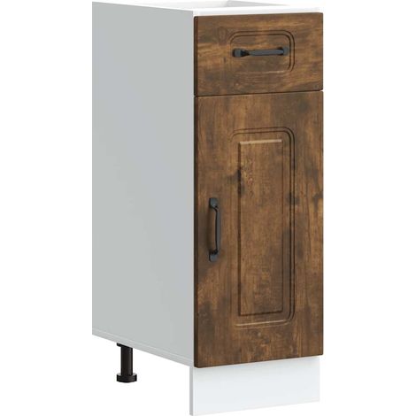 Maison Exclusive - Base da Cucina Kalmar Rovere Fumo in Legno Multistrato