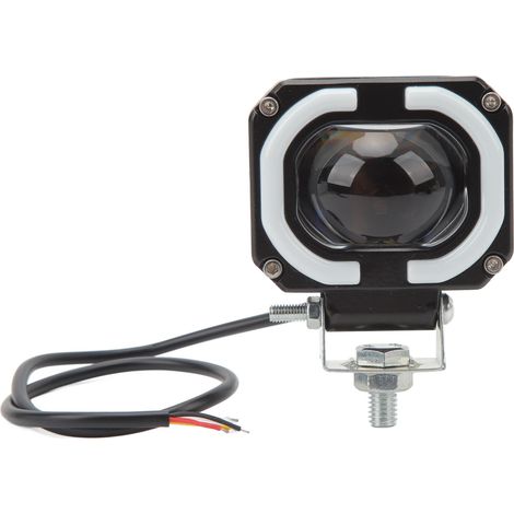 Projecteur LED 10-60V 2000LM IP67 Étanche Cube de Travail Lentille Bicolore pour Camion Voiture SUV ATV UTV Bateau Moto Ouverture Bleue (1/5)