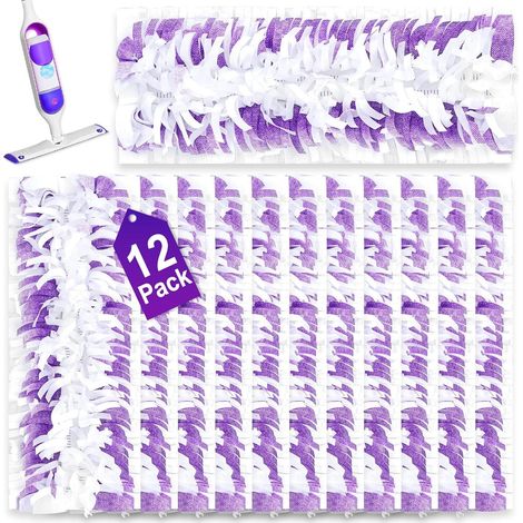 Ricariche per Swiffer Power Mop - Confezione da 12 - Compatibili con i panni Swiffer Power Mop - Adatte per la pulizia di pavimenti in legno