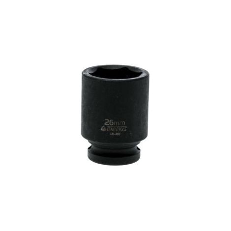 Llave de Vaso de Impacto Hexagonal 1/2' de                 Tamaño 26 mm D1 37.5 mm D2 30.0 mm L 45.0 mm (1/2)