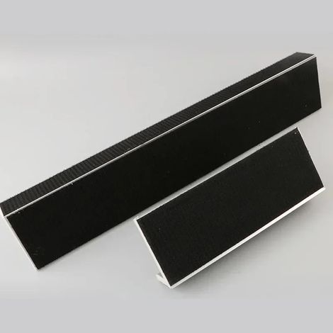 Porte-papier de verre en aluminium (50 cm) auto-adhésif à 90 degr