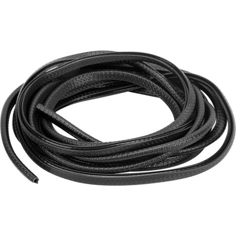 Bande de protection anti-collision universelle pour portières de voiture (noire), 10 m (32,8 pi) (1/5)