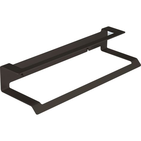 MANILLONS TORRENT 02382081 SLIM Toallero Doble 45 cm Adhesivo Negro Mate - ref: 02382081