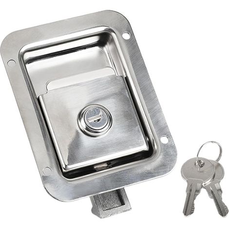 Serrure de boîte à outils pour camion, serrures de boîte à outils avec clés, poignée de rechange Serrures de boîte à outils avec fermeture de meubles, serrure (1/5)