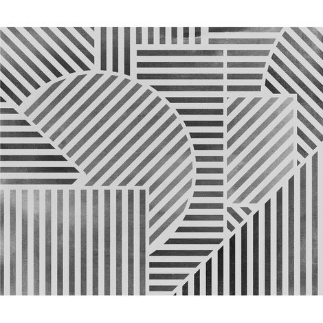 Komar Wandtapete - Jeux de Lignes - 250 x 300 cm - Vlies Digitaldruck - Urban (1/5)