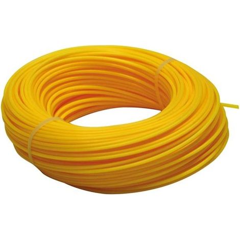 Fil nylon pour coupe-bordure 50 m – Diamètre 2 mm – Coupe nette pour végétation dense – Compatible débroussailleuses (1/3)