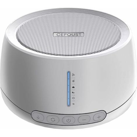 Tragbares Weißrauschen-Gerät mit 30 beruhigenden HiFi-Klängen, automatischer Abschaltfunktion und 36 Lautstärkestufen – ideal zum Einschlafen für Babys, Erwachsene und Kinder. – Crezuo