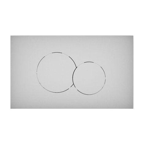 PLACCA PER CASSETTA AD INCASSO LUNARIS- Bianco Opaco- ITS- pezzi 1 (1/2)