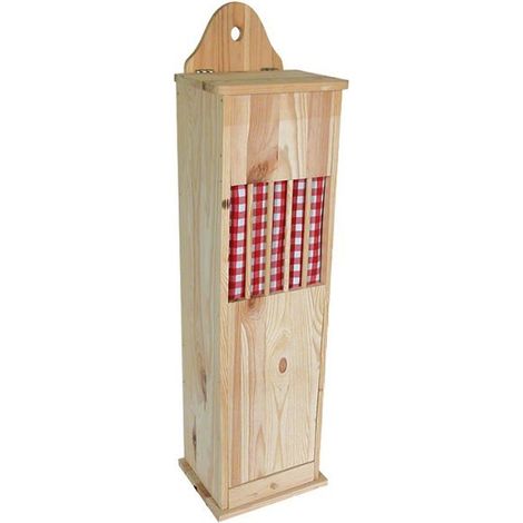 Brotkasten mit Schublade Natur 78 x 21 x 17 cm - Frandis
