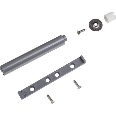 Türdämpfer Push-To-Open grau mit Magnetspitze