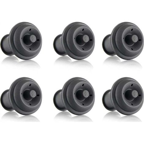 6-Piece Vacuum Pump Stoppers - Gray, Vacuum Pump Stoppers - Gray, Vacuum Pump (1/5)