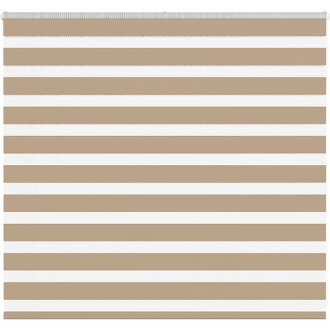 Doppelrollo Sandbraun 160x100 cm Stoffbreite 155,9 cm Polyester