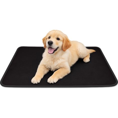 Kofferraummatte 60 x 100 cm für Hunde, wasserdicht, schwarz, B