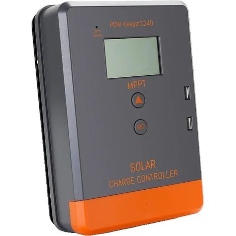 Controlador de carga solar, capacidad de 40 A, pantalla LCD, 40 A 100 V, 12 V 24 V automático (1/2)