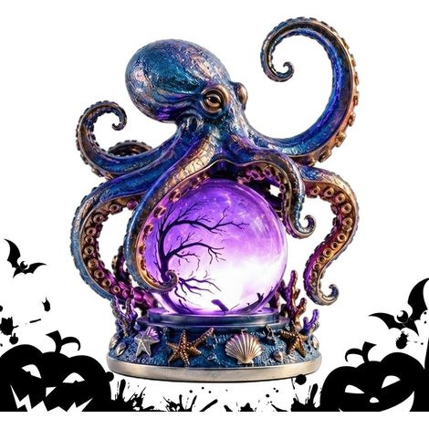 Boule De Lampe Décorative Pieuvre Gothique Effrayante Drôle (1/5)
