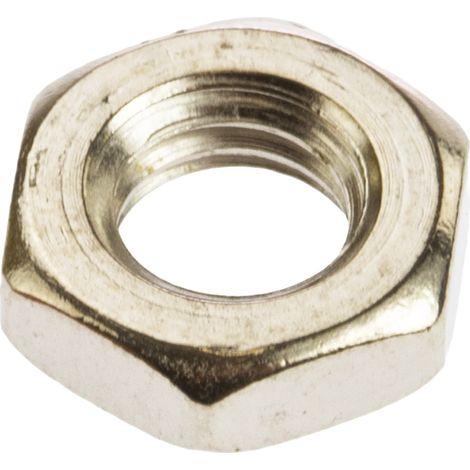 Écrou hexagonal RS PRO, M6, Laiton Nickelé ( Prix pour Sachet de 250 )
