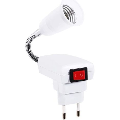 Enchufe inalámbrico E27 con interruptor - Ajustable 360 grados - Oficina, dormitorio (1/5)
