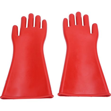 1 paire de gants isolants électriques en caoutchouc imperméables 12 000 V (1/5)