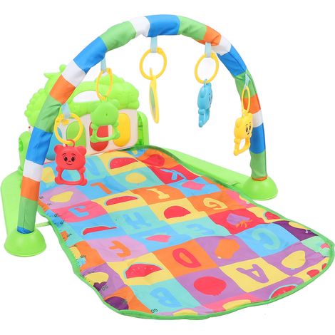 Tapis d'éveil musical pour bébé, tapis de jeu pour bébé, piano à pédales, centre d'activités pour bébé nouveau-né (1/5)