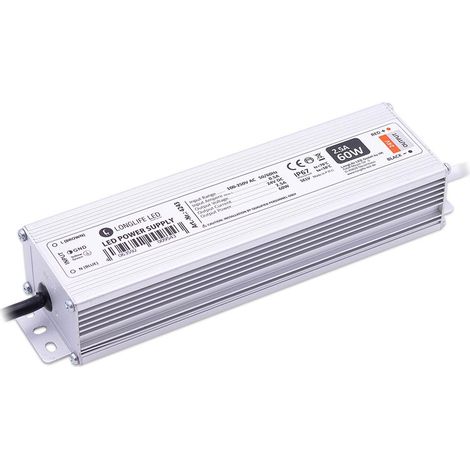 LED Netzteil 60W 24V 2.5A IP67 LongLife LED JLV-24060KA-S Schaltnetzteil Konstantspannung CV (1/4)