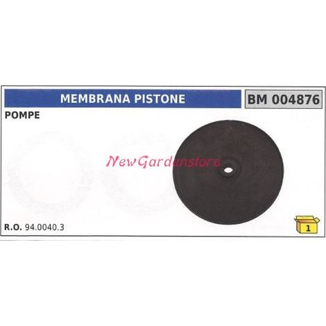 Membrana pistone UNIVERSALE pompa Bertolini 004876