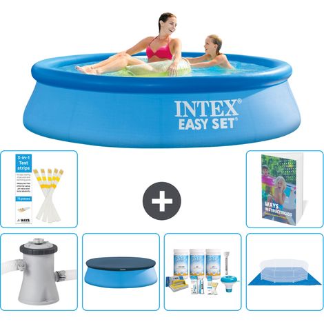 Intex Piscine Easy Set Ronde - 244x61 cm - 7-pièces S251 (1/5)