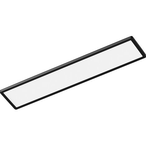 OSRAM Panneau LED noir, 2800 K / 4000 K / 6000 K, blanc chaud, 2500 lm, 30 W, polypropylène (PP), angle de faisceau de 90° (1/4)