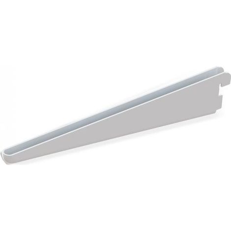 Consola U doble blanca robusta 48,2 cm