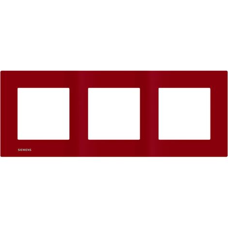 SIEMENS DELTA VIVA PLACA TRIPLE ROJA SIE007900 (1/2)